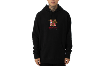 HUF Budweiser Eagle Pullover Hoodie - Red